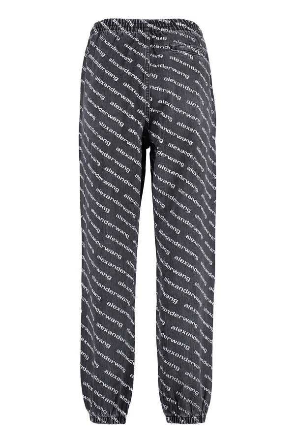 Printed joggers jeans-1