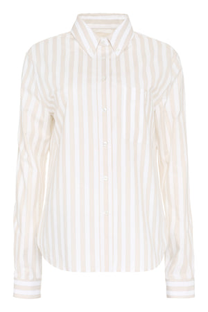 Striped cotton shirt-0