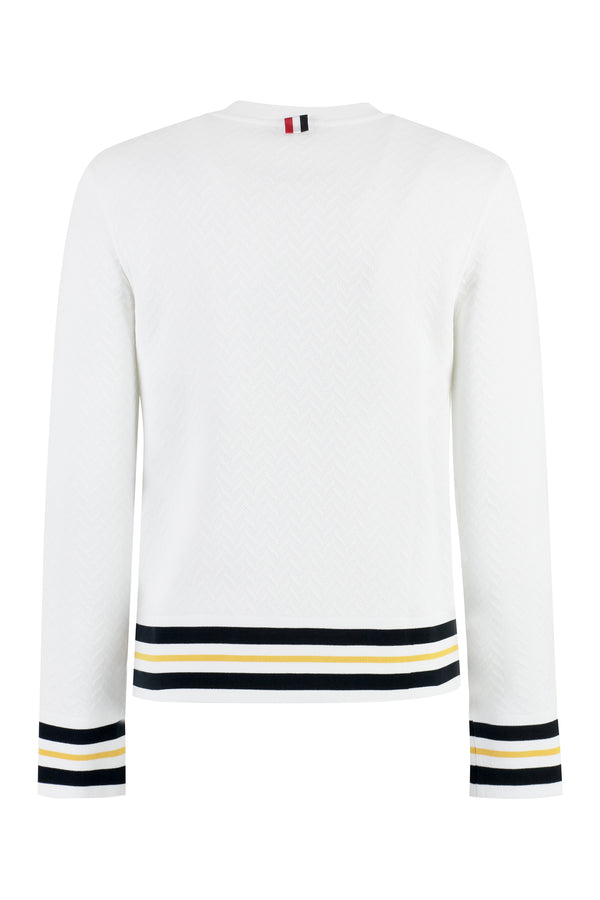 Cotton-blend sweatshirt-1