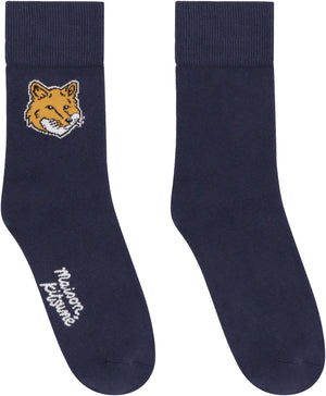 Cotton socks with logo-1