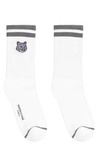 Cotton socks with logo