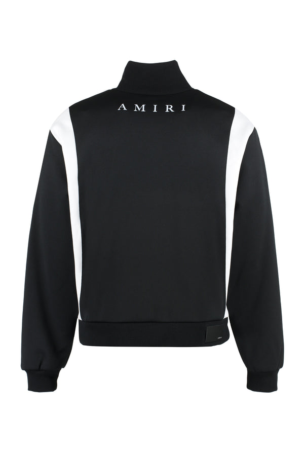 Techno fabric full-zip sweatshirt-1