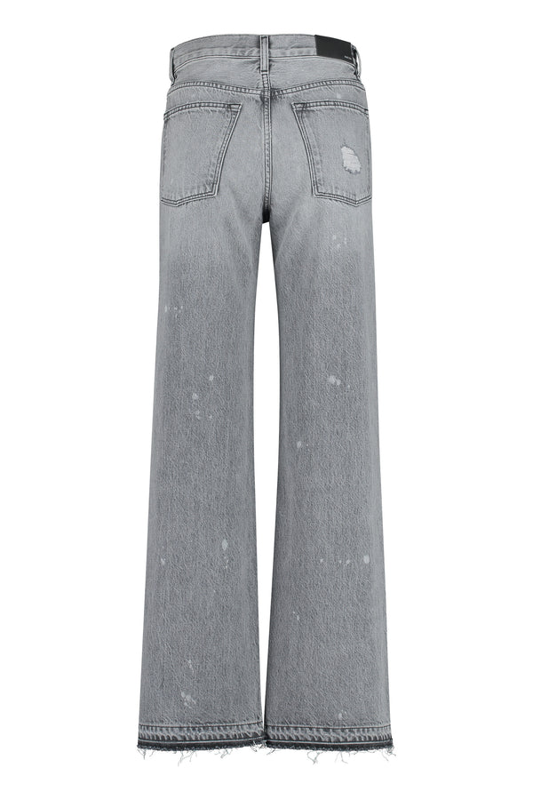 5-pocket straight-leg jeans-1