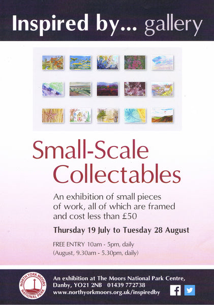 Inspired by Gallery exhibition poster for "Small Scale Collectibles"
