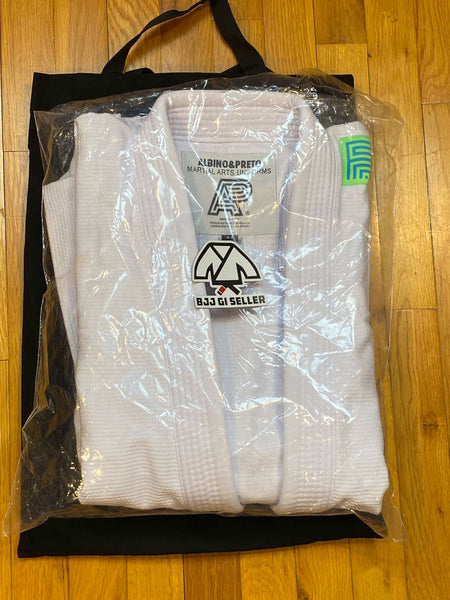 Albino and Preto Series 8 Brazil • White • A2 • BRAND NEW – BJJ Gi Seller