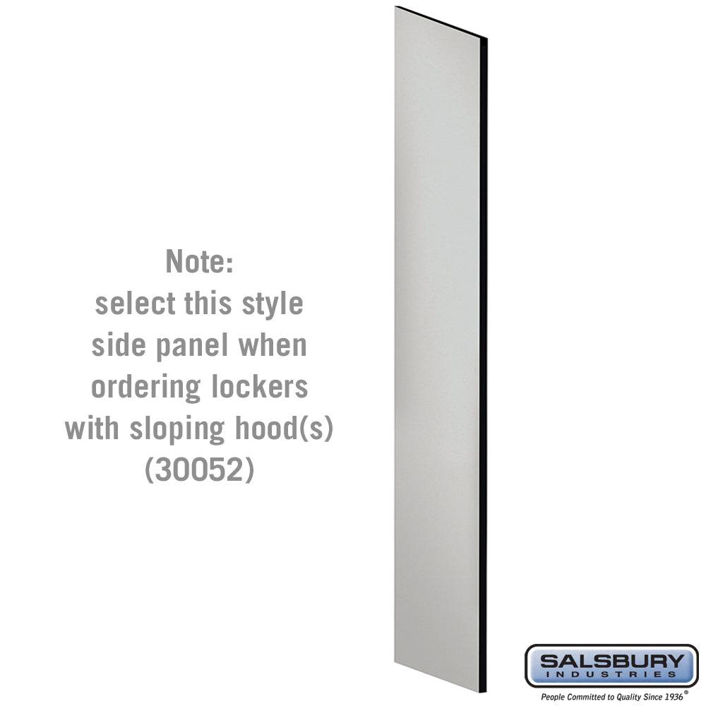 Salsbury Side Panel - for Open Access Designer Locker and Designer Gear Locker - 24 Inches Deep - with Sloping Hood - Sweatfully product image