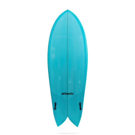 Tabla de surf clásica twin retro fish de madera