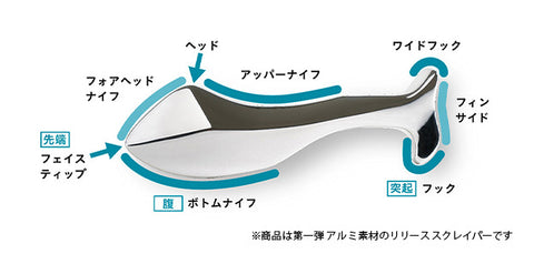 IMPHY インフィ リリース スクレイパー ABS リリース スティック 筋膜 リリース マッサージ