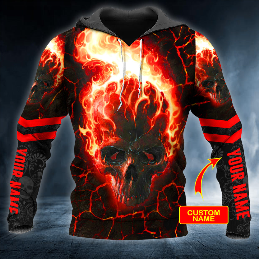 Fire-Ghost-Rider-Skull-Personalized-3D-Printed-Hoodie