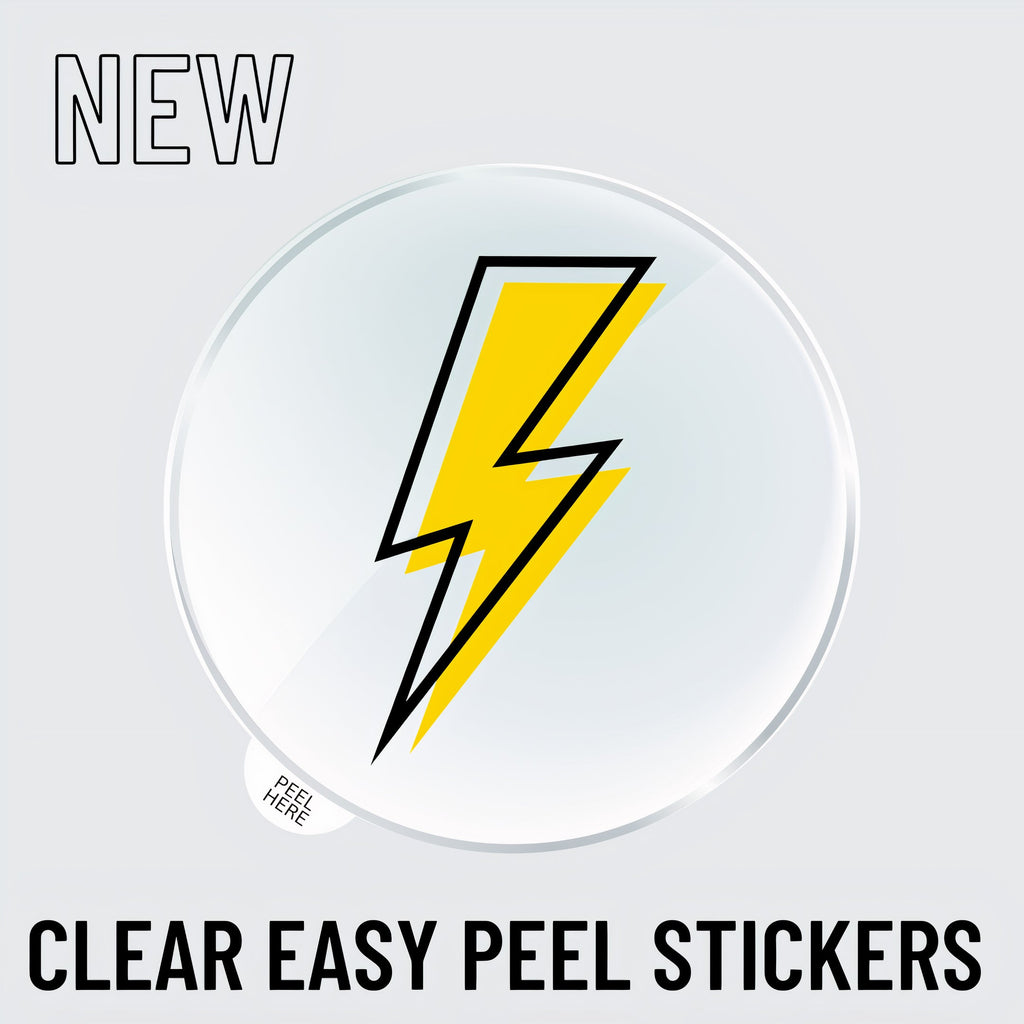 Clear Stickers, High Quality Transparent Stickers
