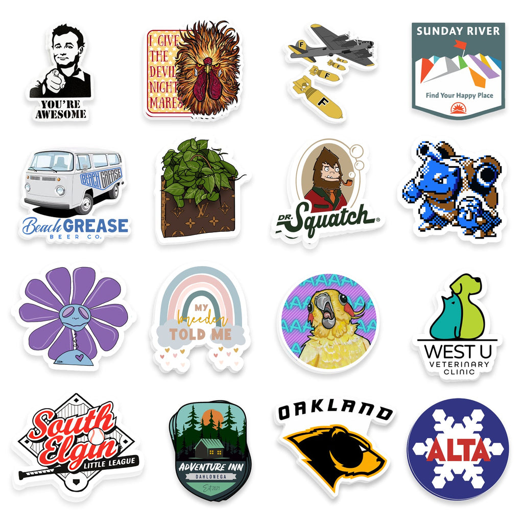 Custom Weatherproof Stickers - Free shipping - StickerApp