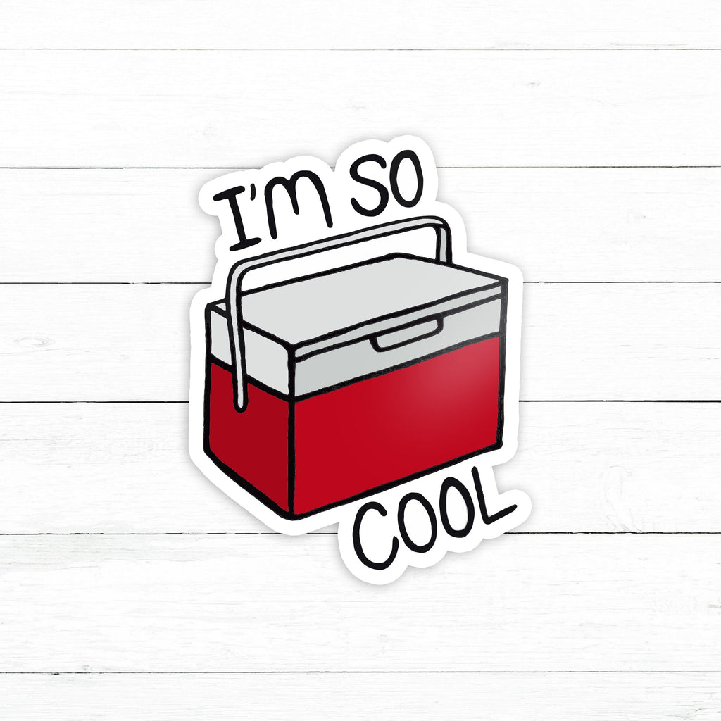 Too Cool Lisa Simpson Sticker