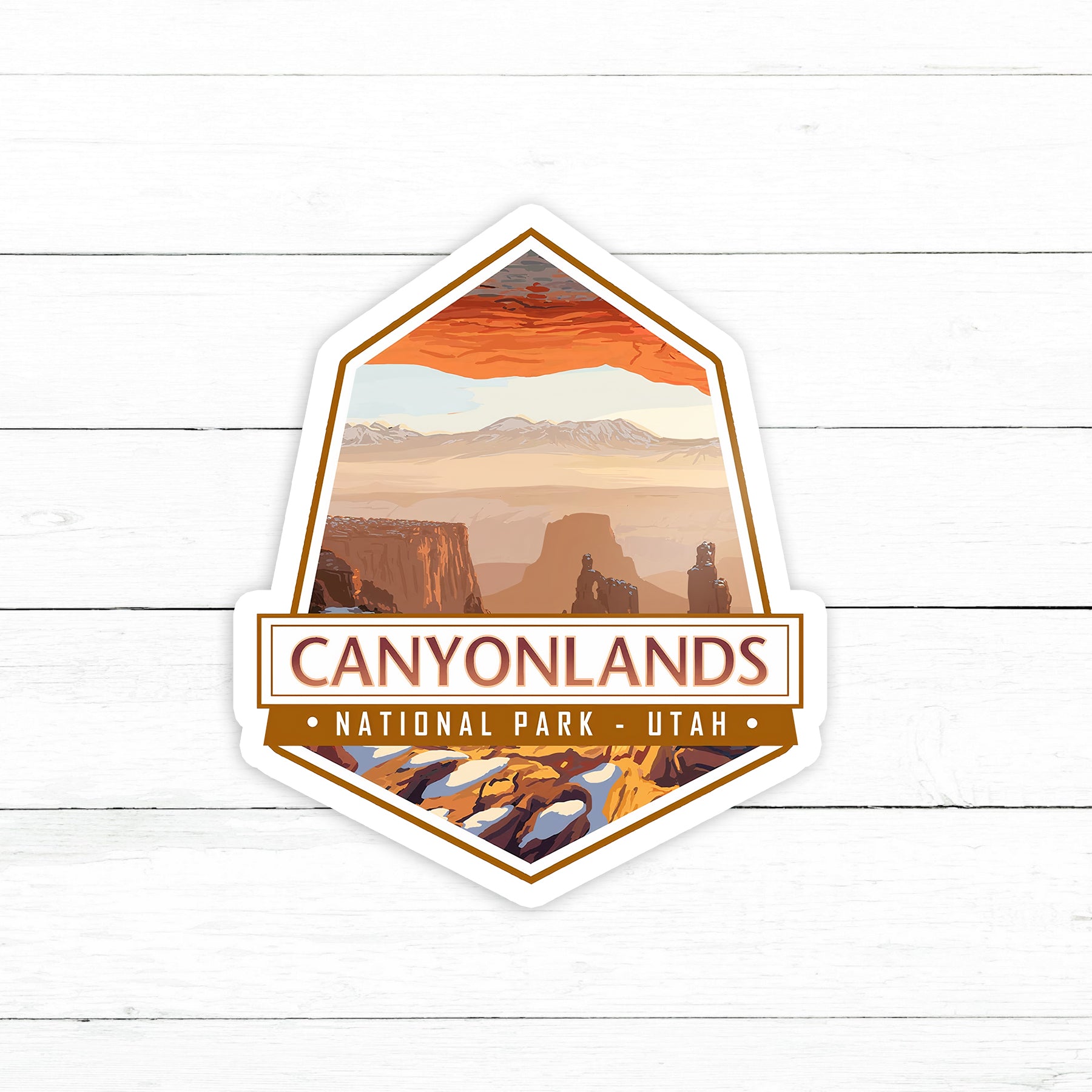 Canyonlands National Park Sticker | Waterproof Vinyl Decal | 3in - CustomStickers.com product image