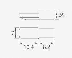 Dimension of Winnec Hardware Metal Shelf Support