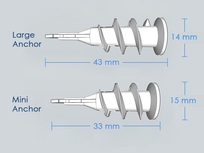 Dimension of Drywall Anchor