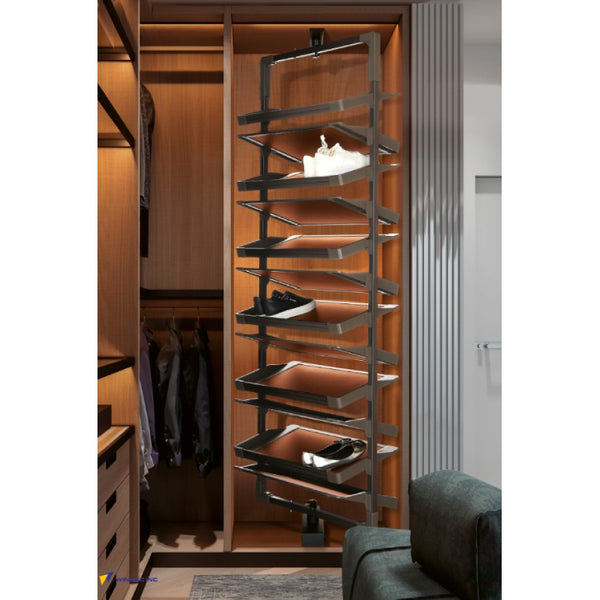 Engage Pull-Out Shoe Organizer with Full Extension Slides by