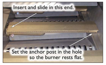 Cal Flame Replacement Burner Instructions