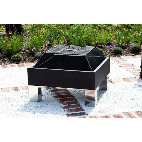 Fire Sense Square Fire Pit 60454 Betterpatio Com