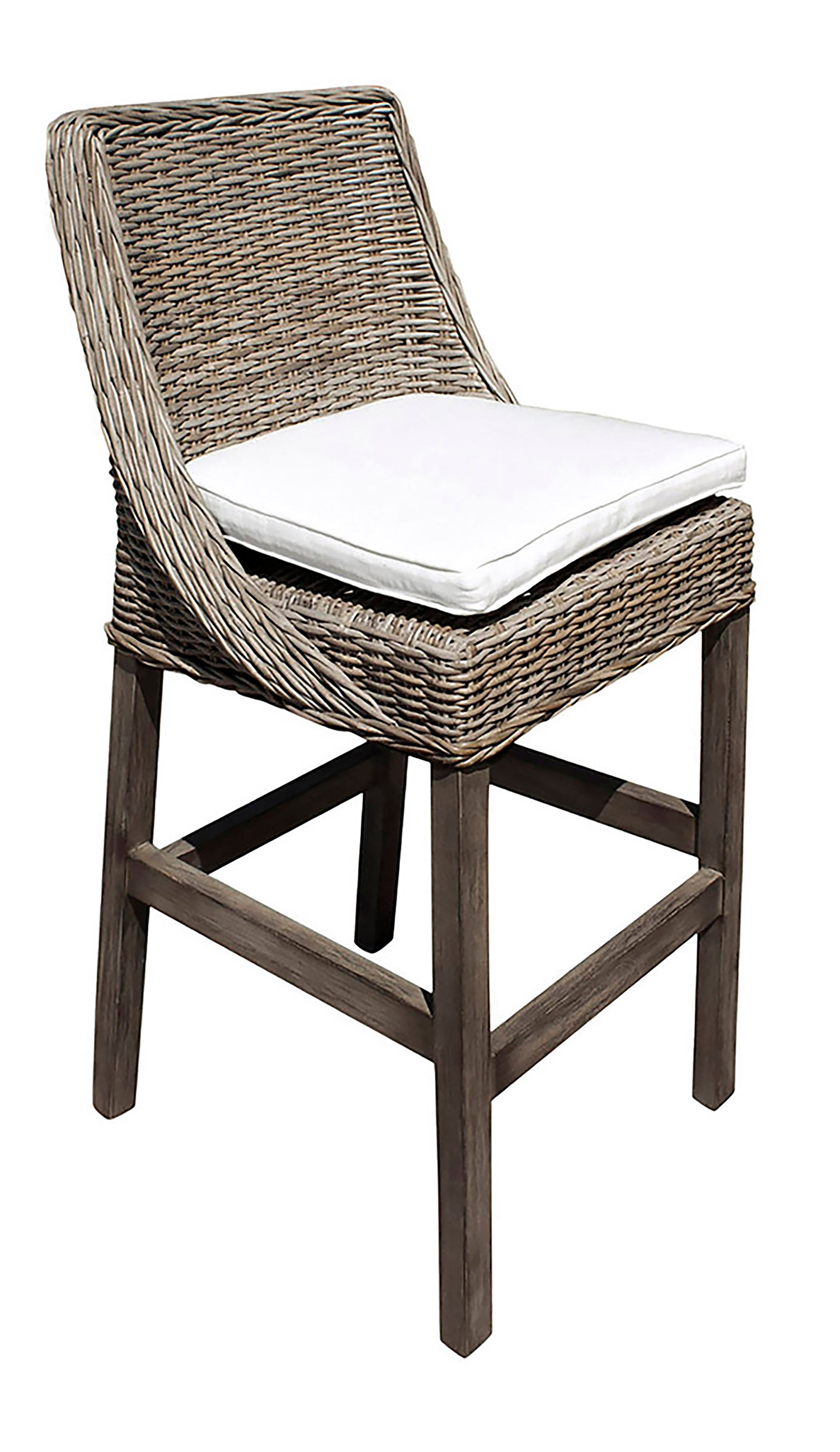 Panama Jack Sunroom Exuma Barstool With Cushion Pjs 3001 Kbu Bs