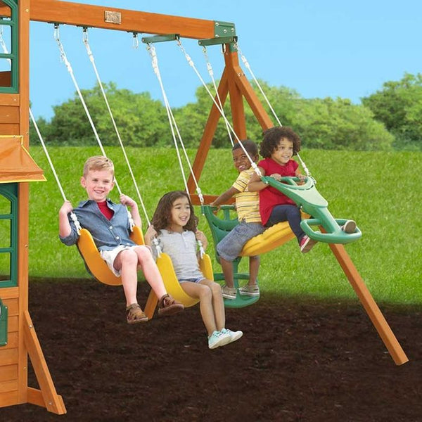 kidkraft cloverdale wooden playset