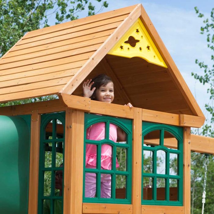 kidkraft cloverdale wooden playset