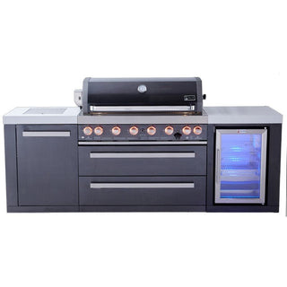 Cal Flame 15 foot Grand Pavilion Customizable BBQ Island GPV3100 //