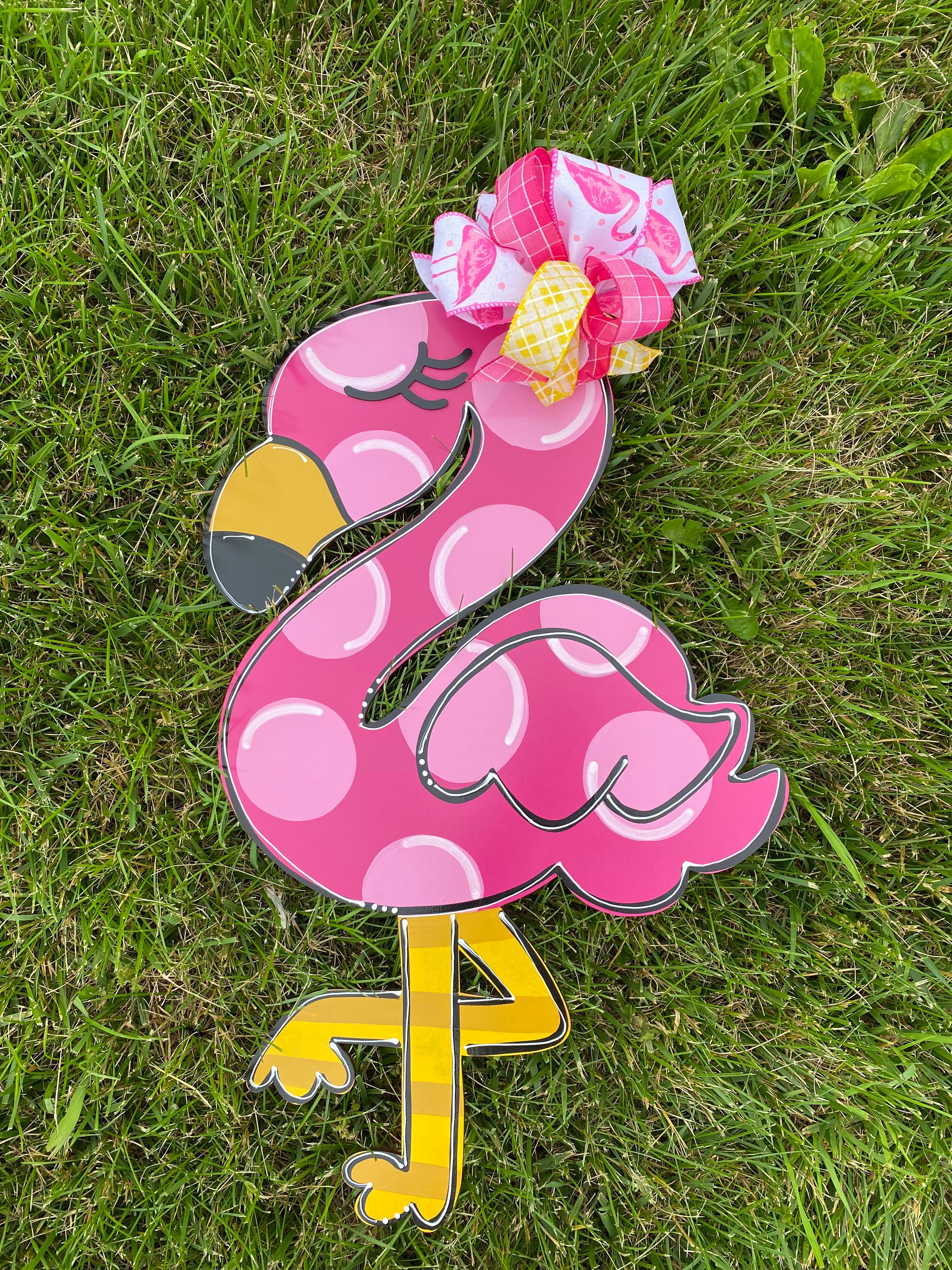 Flamingo Door Hanger