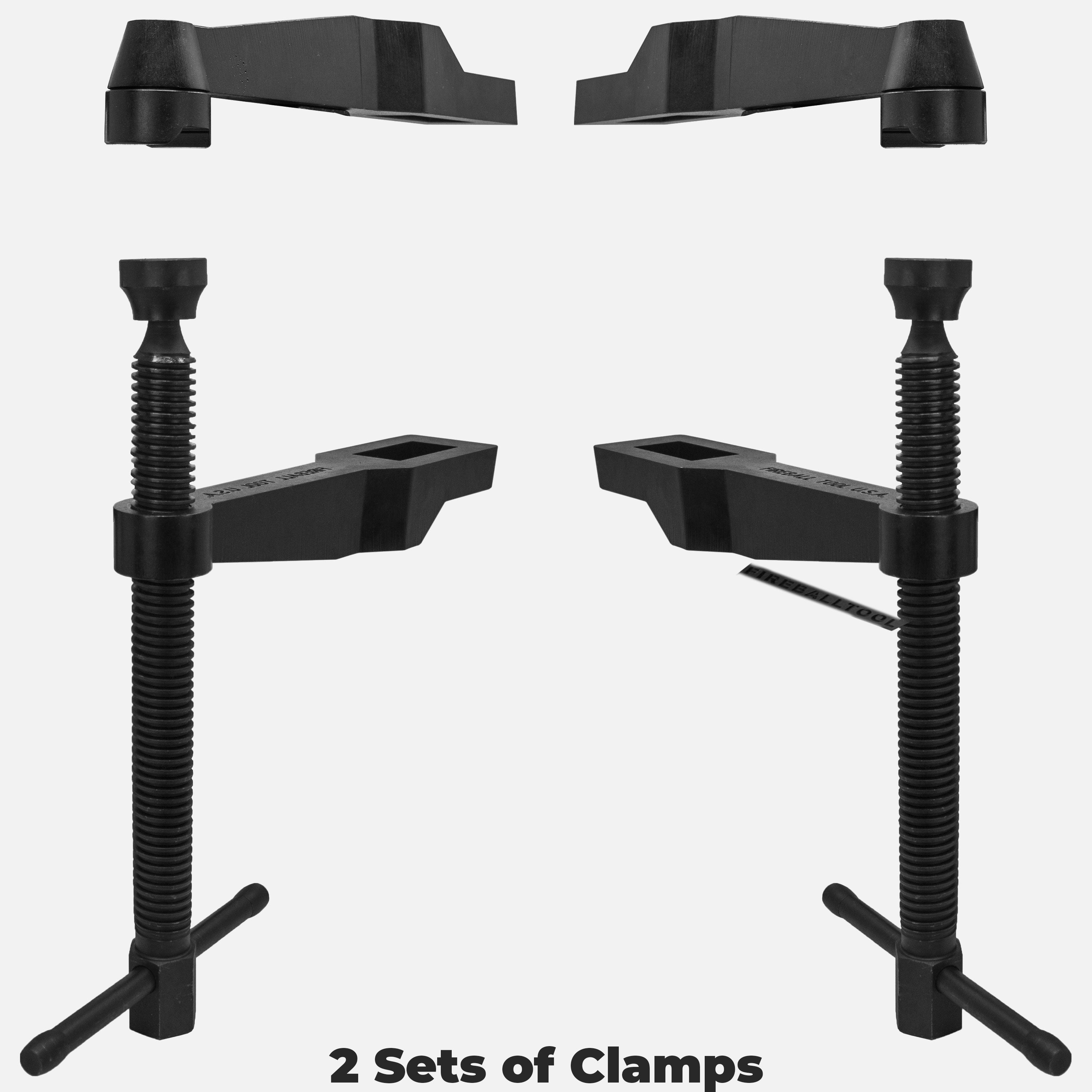 Maximus Bar and Dog Clamp (2 Sets of Clamps)