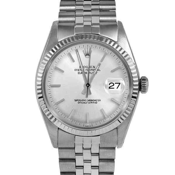 ROLEX 116233 Datejust 36 Silver Jubilee Diamond Dial Watch | WatchGuyNYC