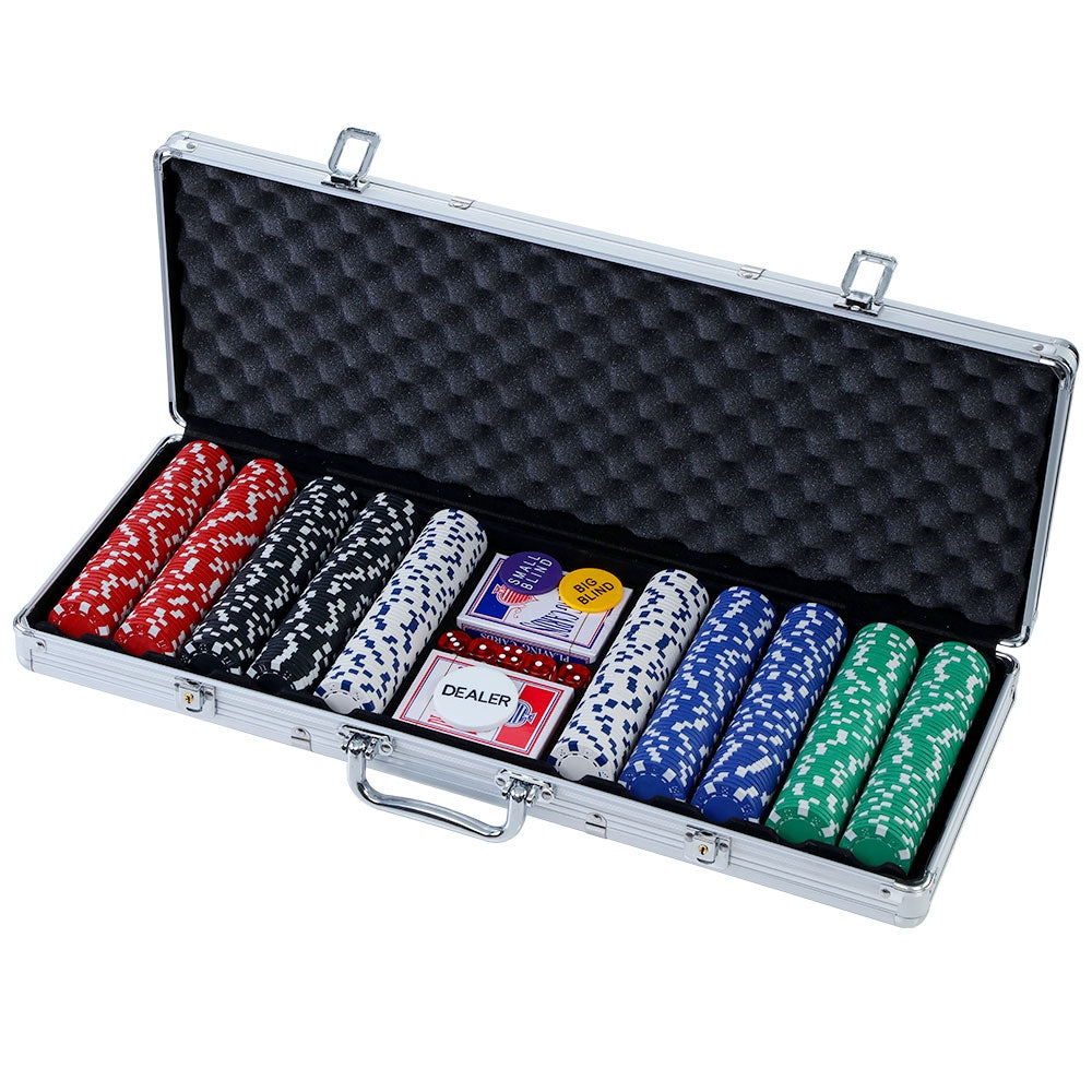 trademark poker dice chip set 500 pieces