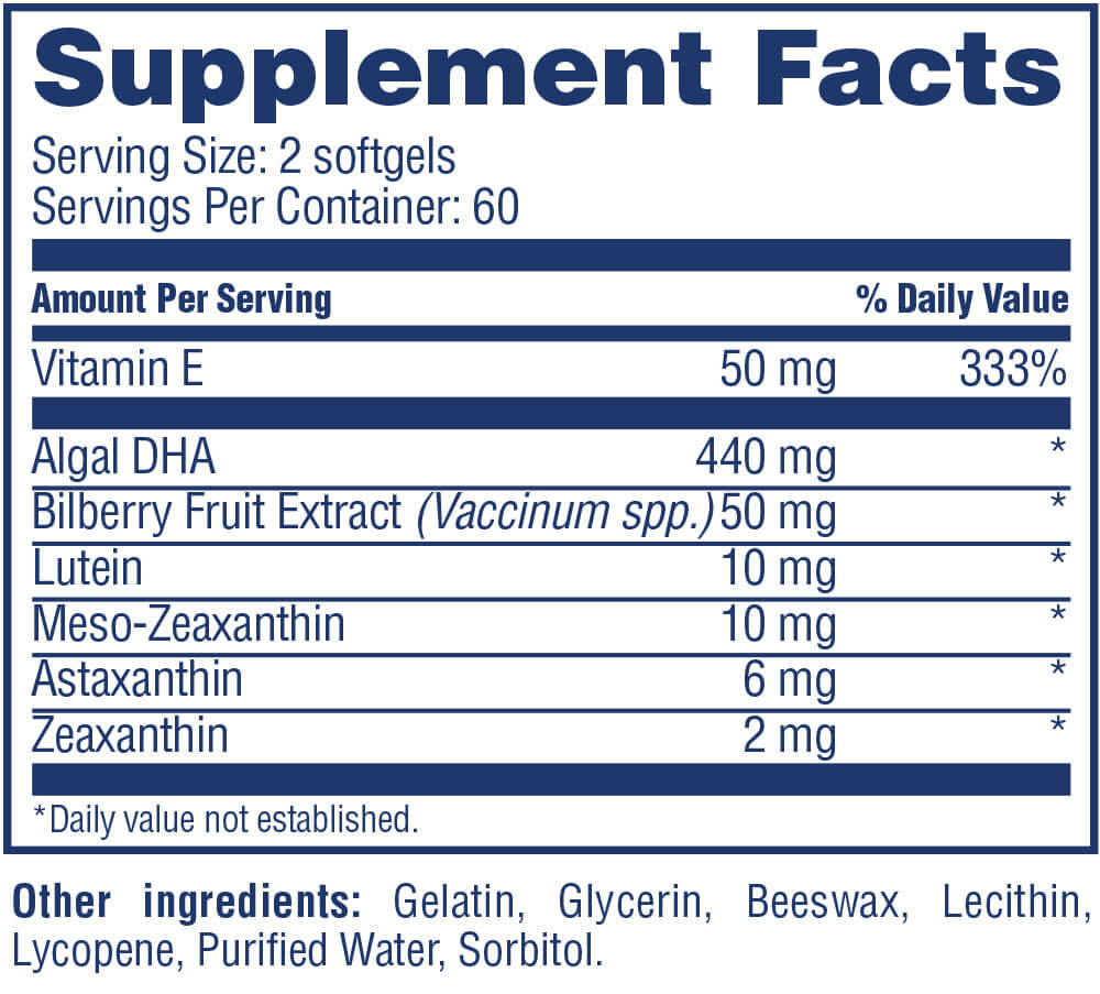 Ingredients and nutritional facts