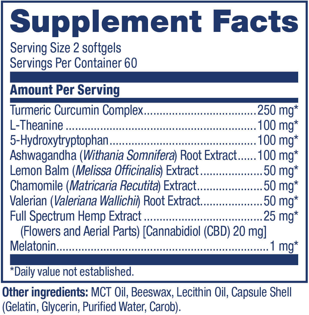 Ingredients and nutritional facts