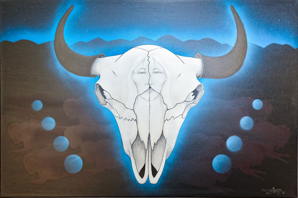 Dominic Arquero Buffalo Dreams Painting