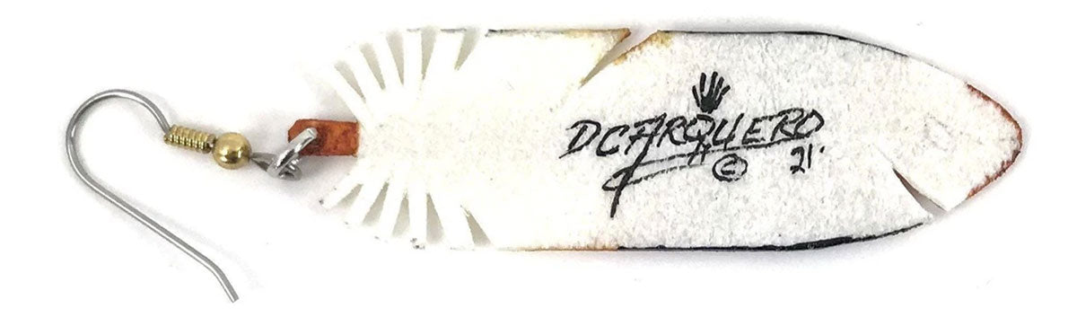 Dominic Arquero Feather Earring Signature