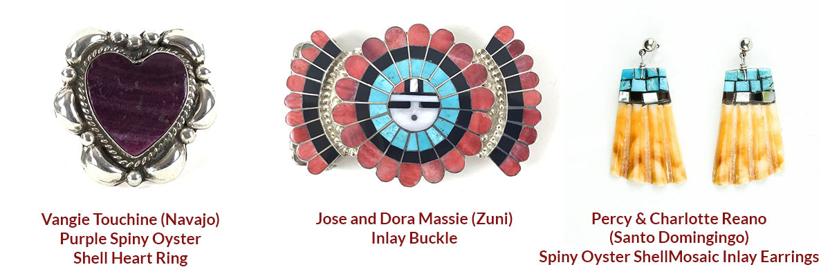 Native American Spiny Oyster Jewelry