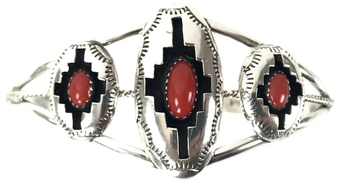 Native American Coral Bracelet