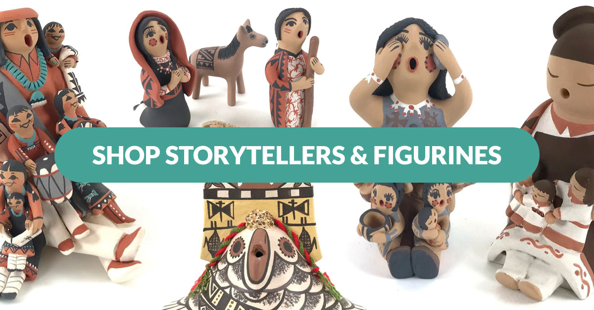 Native American Storytellers and Figurines