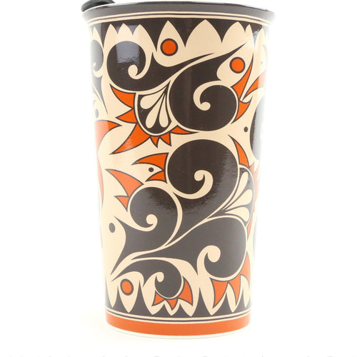 Pueblo Travel Mug Designed by Patricia Lowden – Native-Seeds-Search