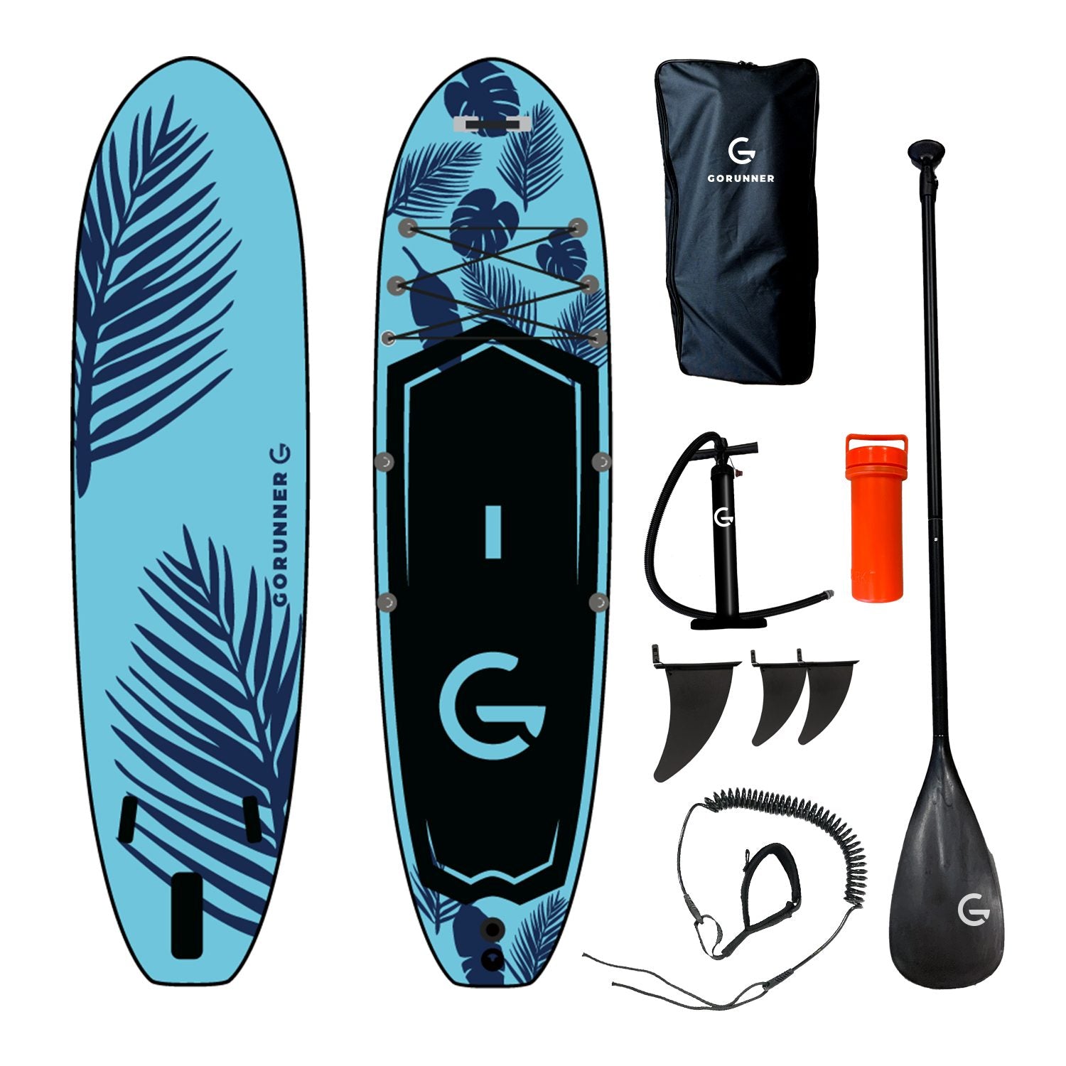 Innoliving Oppustelig SUP Paddleboard 10'6 - Flower / 1