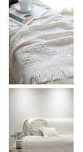 Load image into Gallery viewer, Classic Japanese-Style Cotton Linen Throw Blanket
