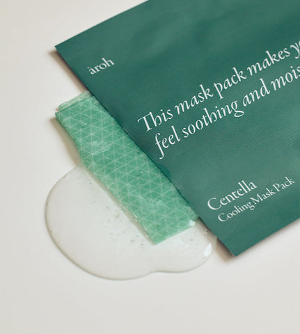 Aroh Centella Herb Cooling Mask Pack (10sheets/box)