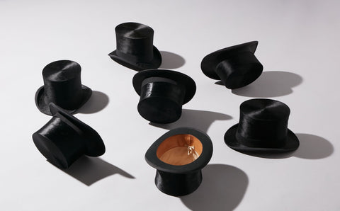 Image of multiple top hats