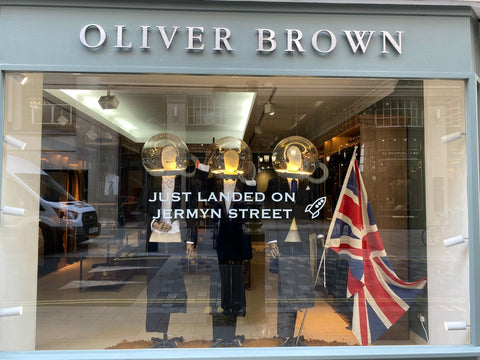 Front of Oliver Brown Jermyn Street Store