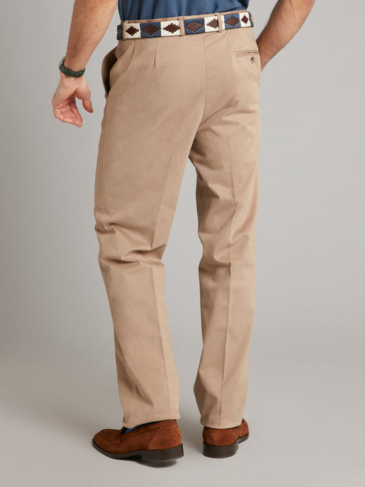 Heavyweight Cotton Trousers - Brown, Trousers