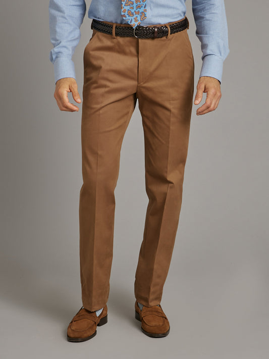 Pleated Trousers - Deveron Tweed, Men's Tweed Trousers