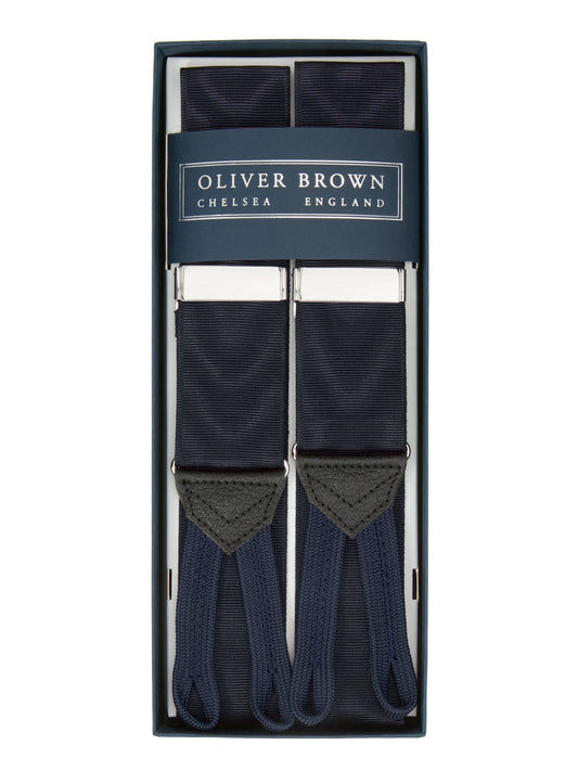 Plain Moire Braces - Wine – Oliver Brown