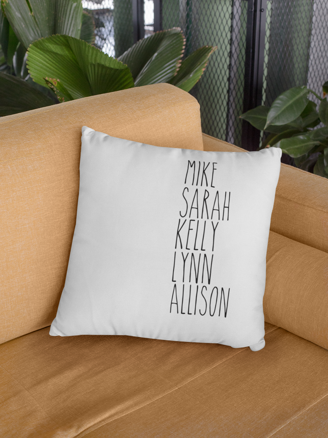 Personalized Family/Pet Pillow Covers