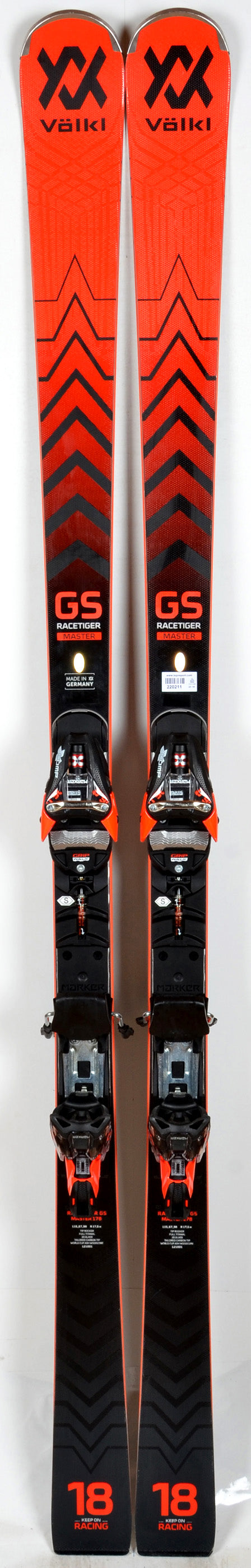 豪華で新しい フォルクル レースタイガー ＧＳ １７8センチ スキー ...