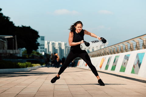 outdoor kettlebell workout