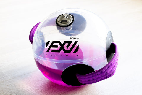 A transparent water filled medicine ball Boba 13 - Fluid X